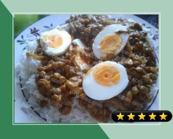 Egg & Lentil Curry recipe