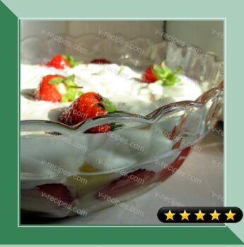 A Mere Trifle! Strawberries and Clotted Cream Trifle recipe