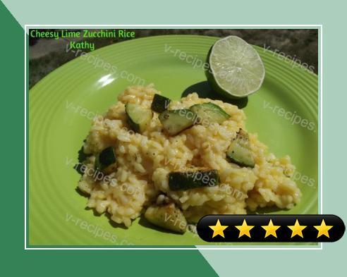 Cheesy Lime Zucchini Rice recipe