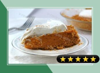 Skinny Pumpkin Cream Pie recipe