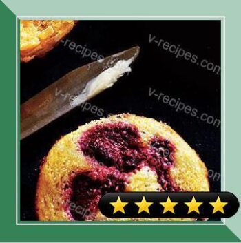 Raspberry-Cornmeal Muffins recipe