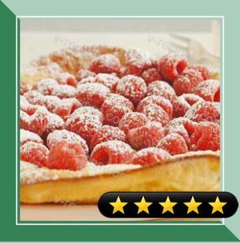 Oven-Puffed Pancake with Fresh Raspberries recipe