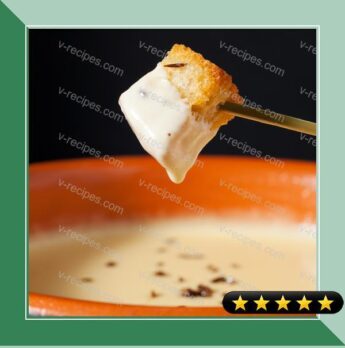 Aged Gouda Fondue with Caraway Croutons recipe
