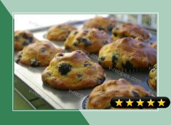 Blueberries and Orange Muffins recipe