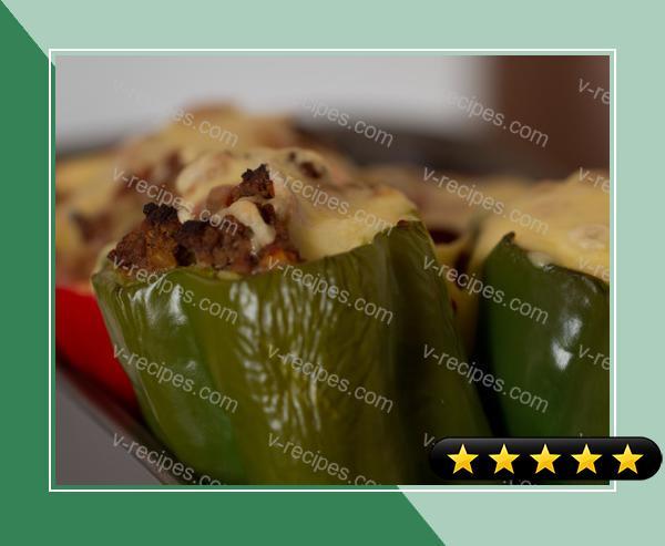 Cheesy Stuffed Bell Peppers recipe