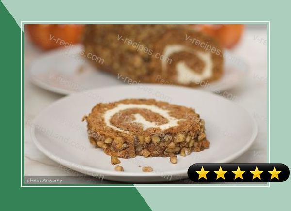 Pumpkin Roll with Cream Cheese Filling recipe