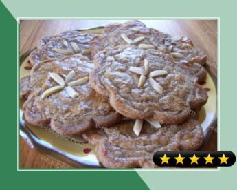 Dutch Speculaas Cookies (With Slivered Almonds on Top) recipe
