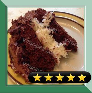 Coconut Chocolate Cake II recipe
