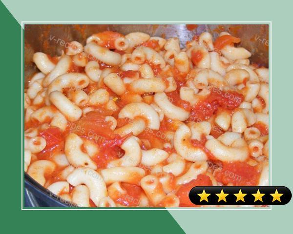 Macaroni and Tomatoes recipe