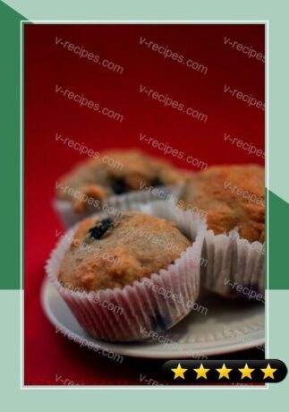 Wholesome Lemon Blueberry Muffins recipe