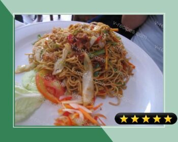 Vegetarian Mi Goreng (Indonesian Fried Noodles) recipe