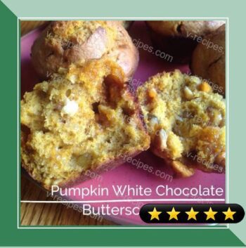 Pumpkin White Chocolate Butterscotch Muffins recipe
