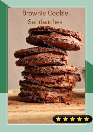 Brownie Cookie Sandwiches recipe