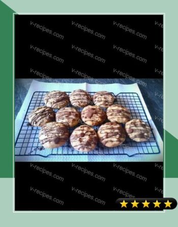 Triple Chocolate Drizzle Cookies recipe