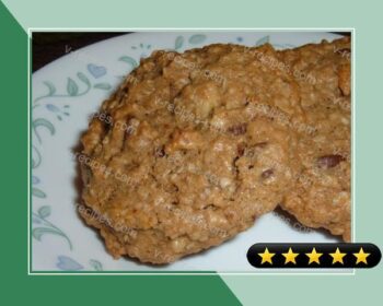 Oatmeal, Chocolate Chip & Walnut Cookies recipe