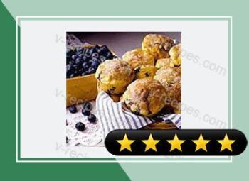 Cinnamon-Blueberry Muffins recipe