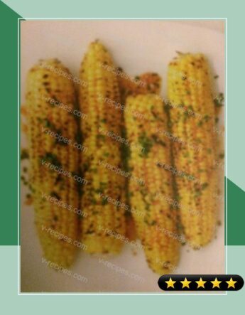 Grilled Corn With Steakhouse Butter recipe