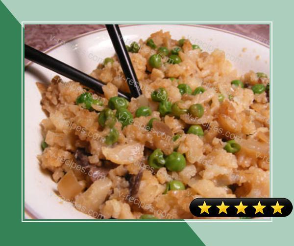 Browned Rice with Peas recipe
