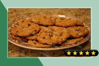 Chewy Gooey Oatmeal Raisin Cookies recipe
