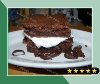 Mint Brownie S'mores recipe