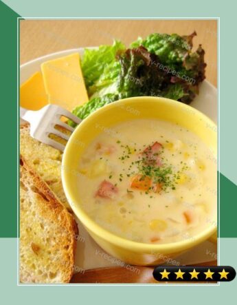 Corn Potage with Lots of Vegetables recipe