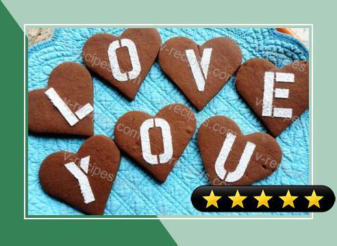 Chocolate Valentine Cookies recipe