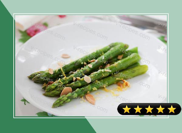 Citrus-Asparagus with Toasted Almonds recipe