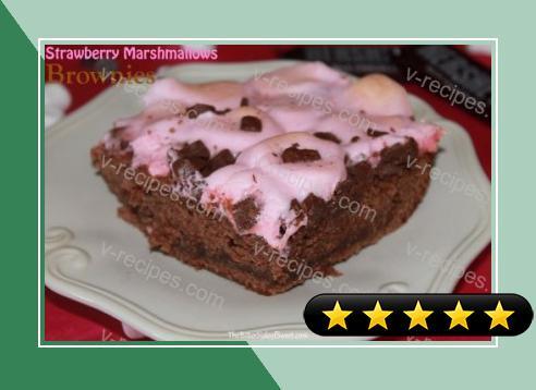 Strawberry Marshmallow Brownies recipe
