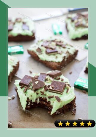 Chocolate Mint Andes Brownies recipe