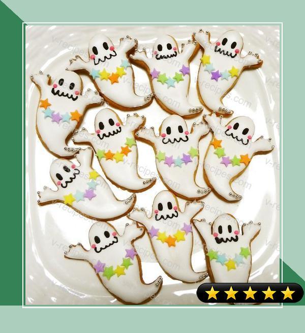 Frosted Cookies Halloween Ghosts recipe