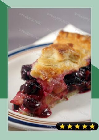 Blueberry Rhubarb Pie recipe