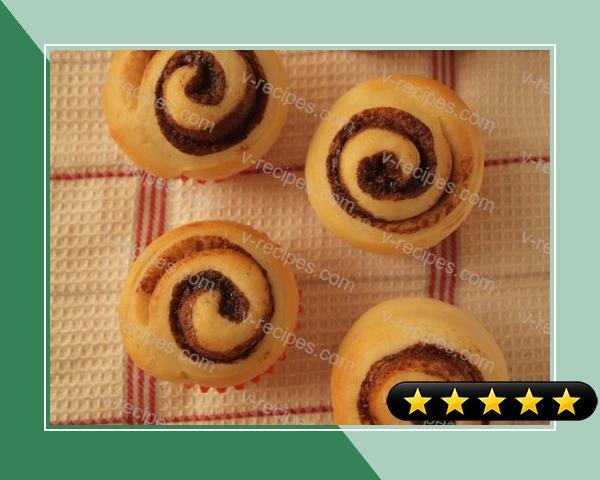 Great for Valentine's Day Spiral Chocolate Rolls recipe