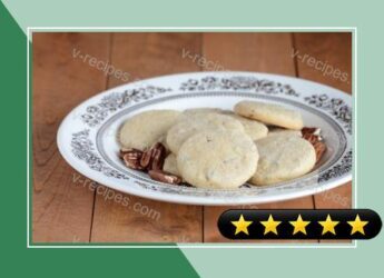 Maple Pecan Shortbread Cookies recipe