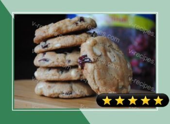 White Chocolate and Cranberry Cookies recipe