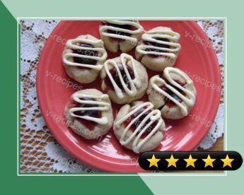 White Chocolate Raspberry Thumbprint Cookies recipe