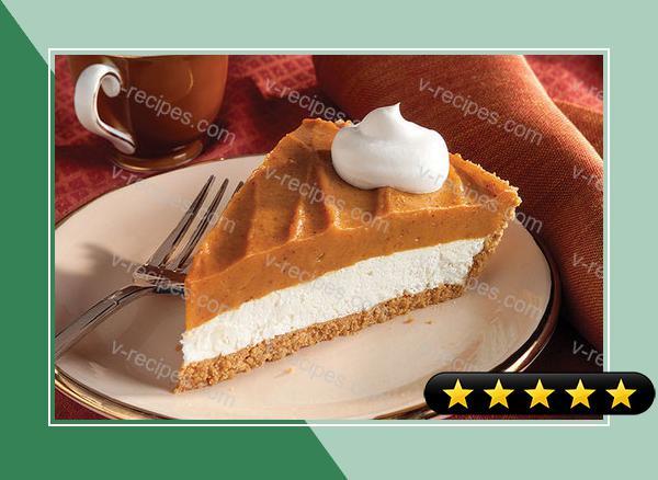 Creamy Two-Layer Pumpkin Pie recipe