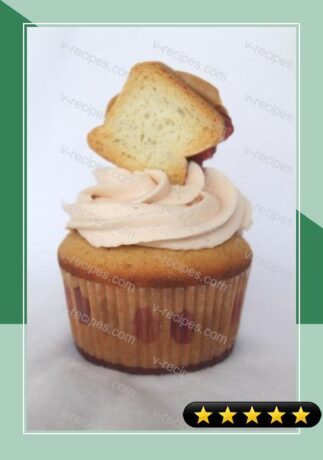 Peanut Butter Cupcakes with Peanut Butter & Jelly Buttercream Frosting recipe