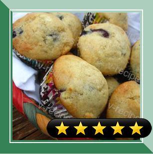 Banana Blueberry Muffins with Lavender recipe