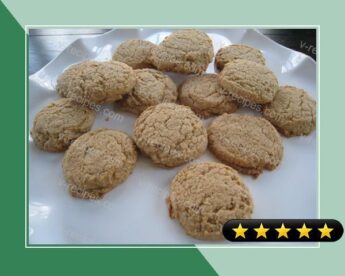 Peanut Butter Oat Bran Cookies recipe