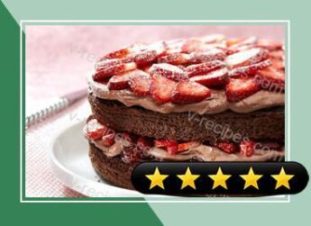 Double-Chocolate Strawberry Shortcake recipe