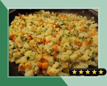 Parsley Potato Carrot Hash recipe