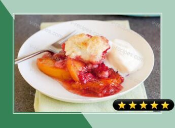 Peach Raspberry Cobbler recipe