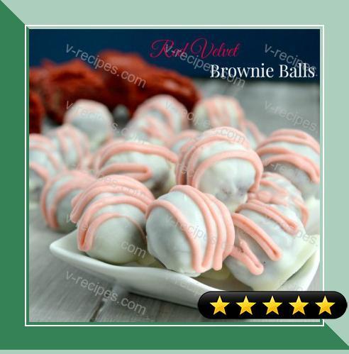 Red Velvet Brownie Balls recipe