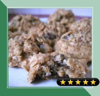 Soft, Chewy Chocolate Chip & Walnut Oatmeal Cookies recipe