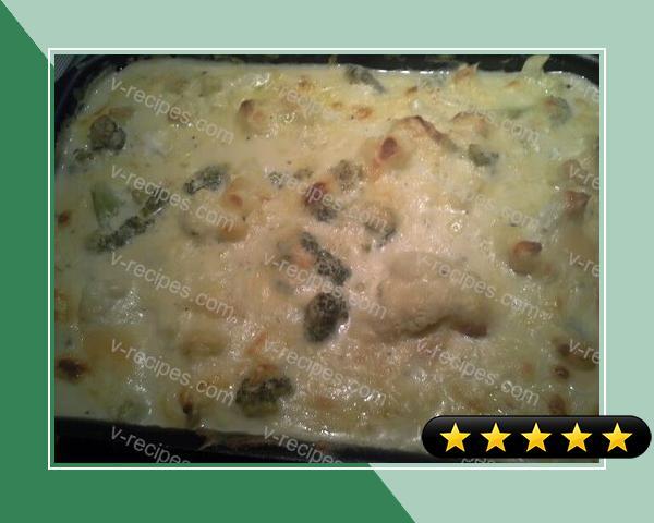 Cauliflower and Broccoli Cheese Bake recipe