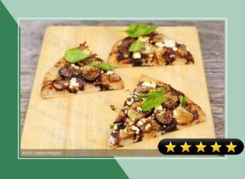 Fresh Fig, Olive Tapenade Pizza with Goat Cheese recipe
