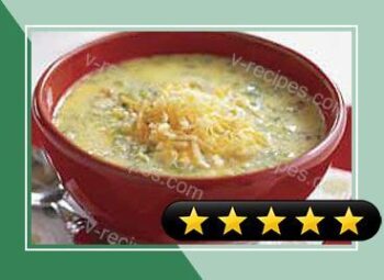 Broccoli and Cheddar Cheese Soup recipe