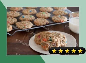 Chewy M&M Oatmeal Cookies recipe