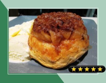Upside-Down Caramel-Apple Biscuits recipe