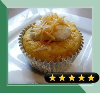 Cornbread Cupcakes with Chili Cheese Frosting recipe